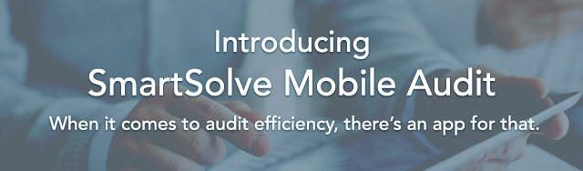 Introducting SmartSolve Mobile Audit